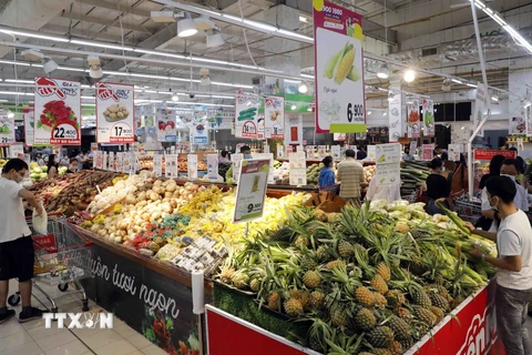 [Photo] Các siêu thị lớn ở Hà Nội ưu tiên tiêu thụ nông sản trong nước