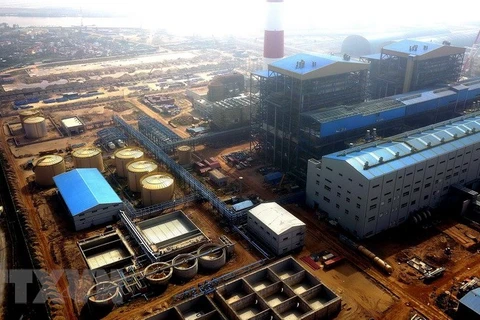 Dự án Nhà máy Nhiệt điện Thái Bình 2 phấn đấu hoàn thành trong năm 2022. (Ảnh: Huy Hùng/TTXVN)