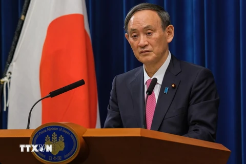Thủ tướng Nhật Bản Yoshihide Suga. (Ảnh: AFP/TTXVN)