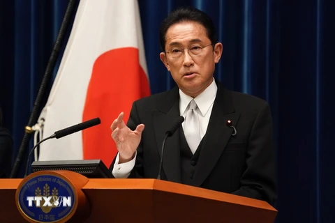 Tân Thủ tướng Nhật Bản Fumio Kishida. (Ảnh: THX/TTXVN)