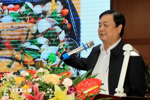 Bộ trưởng Bộ Nông nghiệp và Phát triển Nông thôn Lê Minh Hoan. (Ảnh: Thế Duyệt/TTXVN)