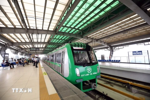 Hình ảnh đường sắt đô thị Cát Linh-Hà Đông trước ngày bàn giao