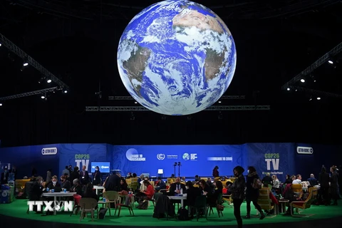 Các đại biểu dự Hội nghị COP26 tại Glasgow, Scotland ngày 2/11/2021. (Ảnh: AFP/TTXVN)