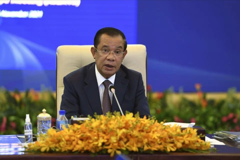 Thủ tướng Campuchia Hun Sen. (Nguồn: AP)