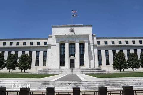 Trụ sở Cục Dự trữ liên bang Mỹ (Fed) tại Washington, D.C. (Ảnh: THX/TTXVN)