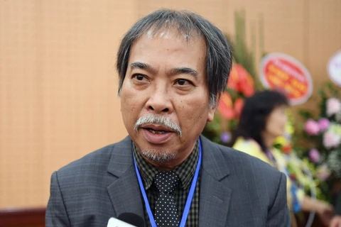 Chủ tịch Hội Nhà văn Việt Nam Nguyễn Quang Thiều. (Nguồn: VOV)