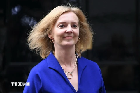 Bộ trưởng Ngoại giao Anh Liz Truss. (Ảnh: AFP/TTXVN)
