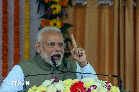 Thủ tướng Ấn Độ Narendra Modi. (Ảnh: AFP/TTXVN)