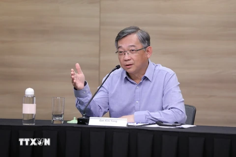 Bộ trưởng Gan Kim Yong. (Ảnh: MCI/TTXVN phát)