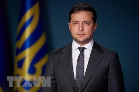 Tổng thống Ukraine Volodymyr Zelensky. (Ảnh: AFP/TTXVN)