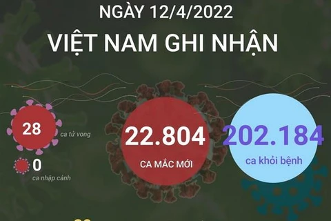 [Infographics] Việt Nam ghi nhận 22.804 ca mắc mới COVID-19 