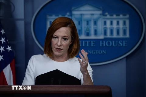 Thư ký báo chí Nhà Trắng Jen Psaki. (Ảnh: AFP/TTXVN)