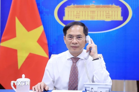 Bộ trưởng Bộ Ngoại giao Bùi Thanh Sơn. (Ảnh: Lâm Khánh/TTXVN)