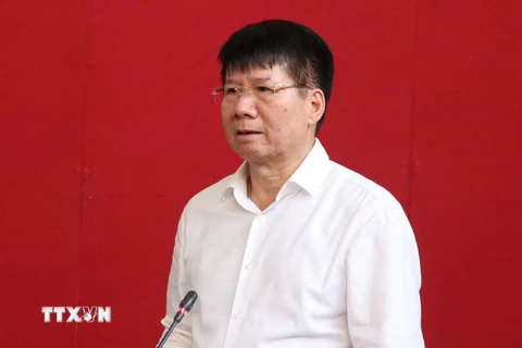 Nguyên Thứ trưởng Bộ Y tế Trương Quốc Cường. (Ảnh: Huỳnh Phúc Hậu/TTXVN)