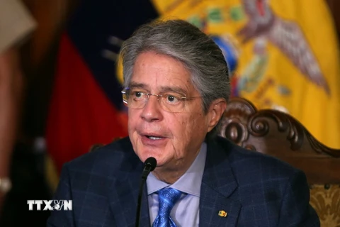 Tổng thống Ecuador Guillermo Lasso. (Ảnh: AFP/TTXVN)