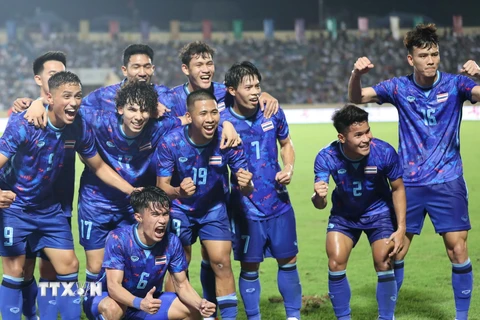 SEA Games 31: U23 Thái Lan dẫn trước U23 Singapore 5 bàn không gỡ 