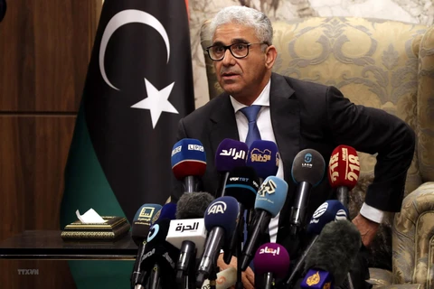 Thủ tướng lâm thời được Quốc hội Libya phê chuẩn, ông Fathi Bashagha. (Ảnh: AFP/TTXVN)