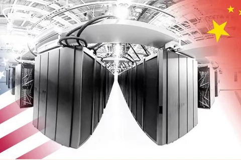 Một siêu máy tính của Hoa Kỳ tại phòng thí nghiệm quốc gia Oak Ridge, nơi họ đang xây dựng hệ thống ‘exascale.’ (Nguồn: ft.com) 