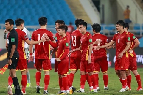 Đội tuyển Việt Nam đá giao hữu với Afghanistan vào tháng 6. (Ảnh: Vietnam+)