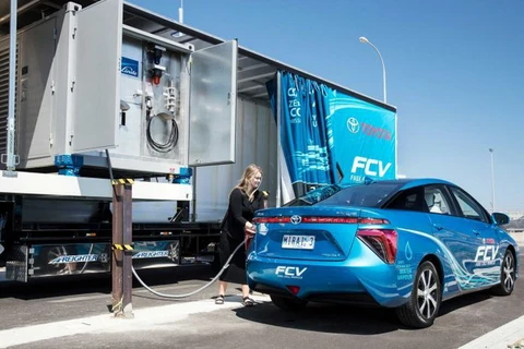 Một trạm tiếp nhiên liệu hydro của Australia. (Nguồn: pv-magazine.com)