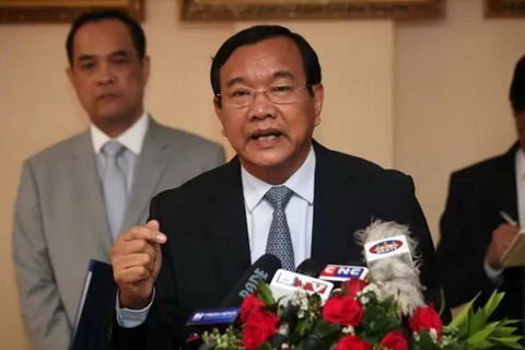 Phó Thủ tướng kiêm Bộ trưởng Ngoại giao Campuchia Prak Sokhonn. (Nguồn: cambodiadaily.com)