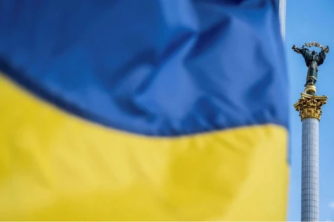 Quốc kỳ Ukraine. (Nguồn: Reuters)