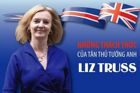 [Infographics] Những thách thức của tân Thủ tướng Anh Liz Truss