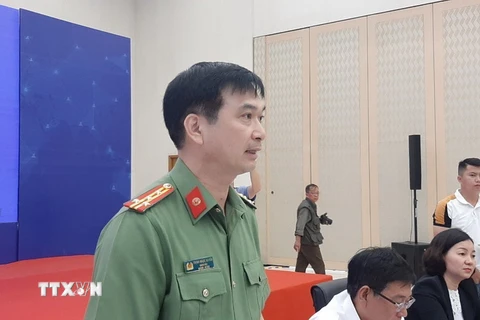 Đại tá Trịnh Ngọc Quyên, Giám đốc Công an tỉnh Bình Dương. (Ảnh: Chí Tưởng/TTXVN)