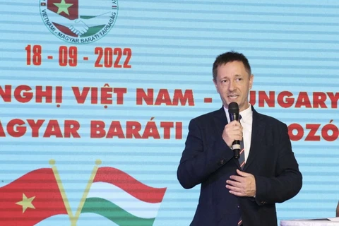 Đại sứ đặc mệnh toàn quyền Hungary tại Việt Nam Baloghdi Tibor. (Nguồn: thoidai.com.vn).
