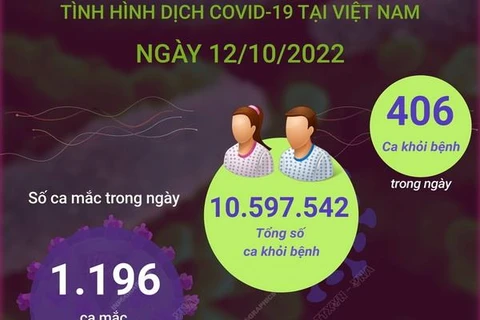 [Infographics] Tình hình dịch COVID-19 tại Việt Nam trong ngày 12/10