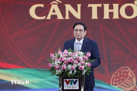 Thủ tướng dự Lễ ra mắt Kênh truyền hình Quốc gia khu vực Tây Nam Bộ 