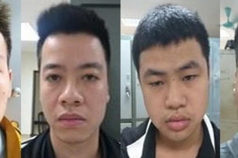 Các đối tượng bị tạm giữ tại Cơ quan Cảnh sát điều tr. (Nguồn: cand.com.vn).