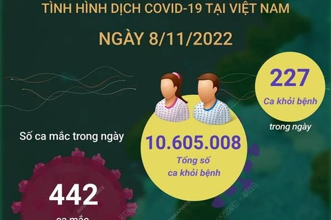 [Infographics] Tình hình dịch COVID-19 tại Việt Nam trong ngày 8/11