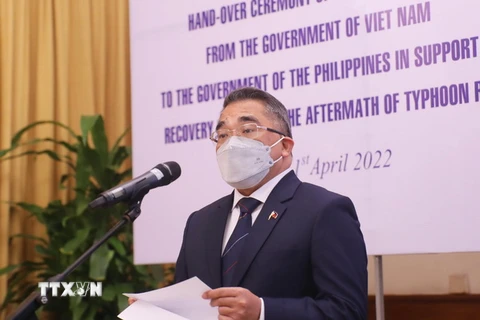 Đại sứ Đặc mệnh toàn quyền Philippines tại Việt Nam Meynardo Los Banos Montealegre. (Ảnh: Lâm Khánh/TTXVN)