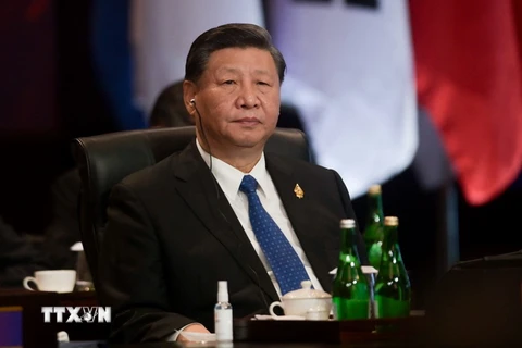 Chủ tịch Trung Quốc Tập Cận Bình. (Ảnh: AFP/TTXVN)