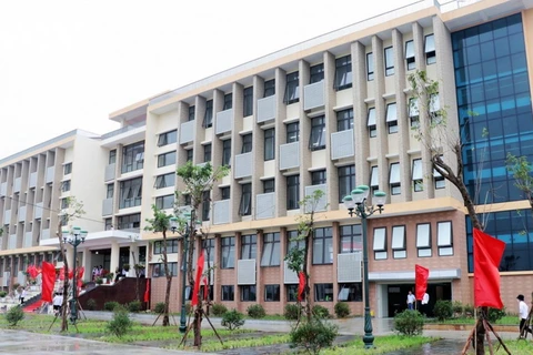 Trường Trung học cơ sở trọng điểm huyện Tiên Du, Bắc Ninh có tổng vốn đầu tư hơn 146 tỷ đồng. (Nguồn: Đài tiếng nói Việt Nam)