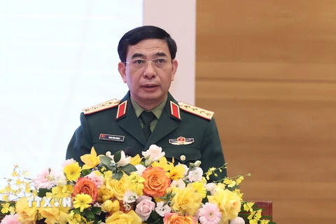 Đại tướng Phan Văn Giang, Bộ trưởng Bộ Quốc phòng. (Ảnh: Dương Giang/TTXVN)
