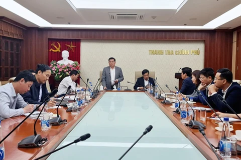 Thanh tra Chính phủ công bố kết luận thanh tra Công ty Cổ phần Thể dục thể thao Việt Nam. (Nguồn: Cổng thông tin Chính phủ)