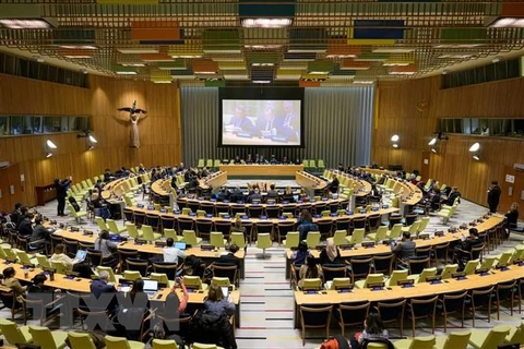 Một phiên họp của Liên hợp quốc tại New York, Mỹ. (Ảnh: THX/TTXVN)