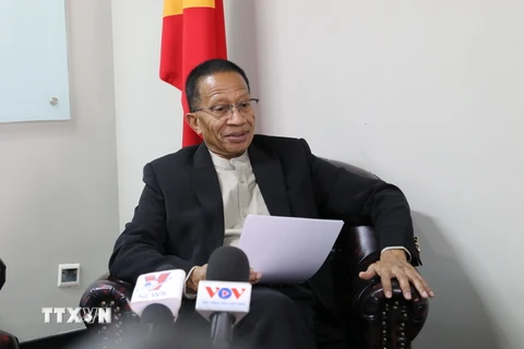 Đại sứ Timor Leste tại Indonesia Filomeno Aleixo da Cruz. (Ảnh: Hữu Chiến/TTXVN)
