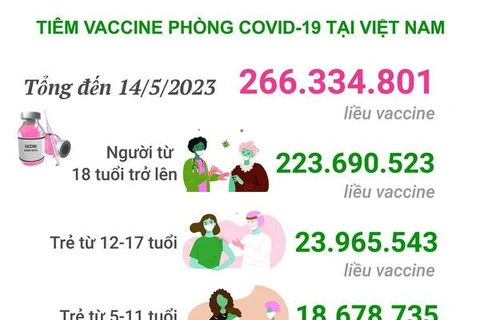 Hơn 11.406 triệu liều vaccine phòng COVID-19 đã được tiêm ở Việt Nam