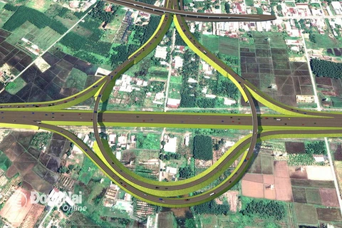 Phối cảnh dự án đường vành đai 3-TP.HCM đoạn qua địa bàn Đồng Nai. (Nguồn: báo Đồng Nai)
