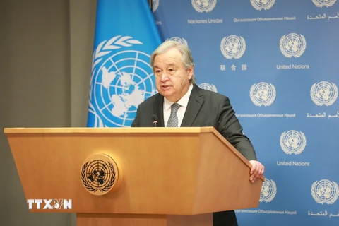 Tổng Thư ký Liên hợp quốc Antonio Guterres. (Ảnh: THX/TTXVN)