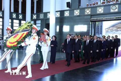 [Photo] Lễ tang nguyên Phó Thủ tướng Chính phủ Nguyễn Khánh