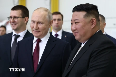 [Photo] Tổng thống Nga bắt đầu hội đàm với nhà lãnh đạo Triều Tiên 