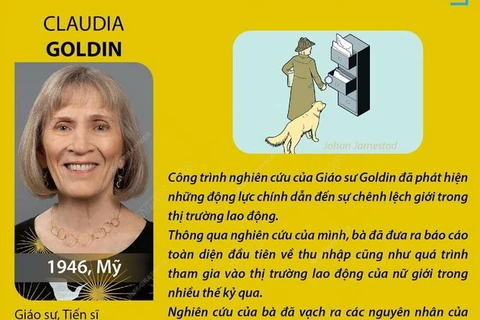 Giải Nobel Kinh tế 2023 tôn vinh nữ Giáo sư người Mỹ Claudia Goldin