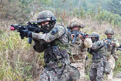 Hàn Quốc và Anh tổ chức tập trận quân sự chung công nghệ cao