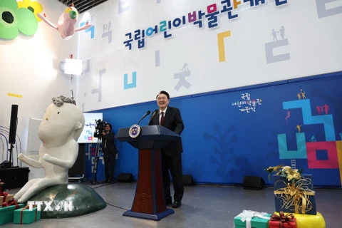 Tổng thống Hàn Quốc Yoon Suk Yeol. (Ảnh: AFP/TTXVN)