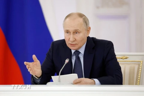 Tổng thống Nga Vladimir Putin. (Ảnh: AFP/TTXVN)