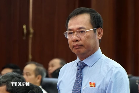 Ông Vũ Quang Hùng, Trưởng Ban quản lý Khu Công nghệ cao và các Khu công nghiệp Đà Nẵng. (Ảnh: Quốc Dũng/TTXVN)